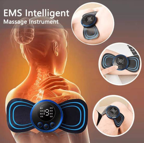 EMS Electric Neck Massager with Remote Control