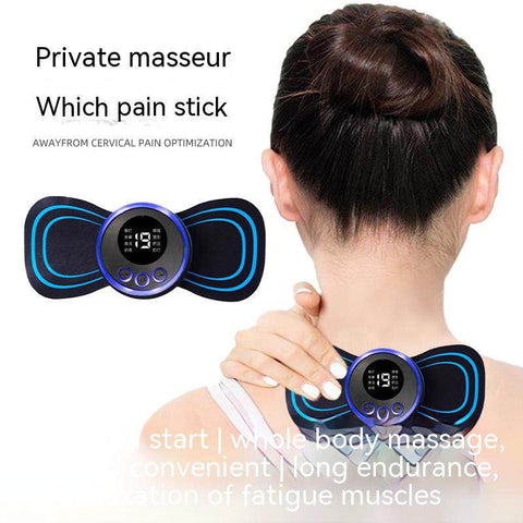 EMS Electric Neck Massager with Remote Control